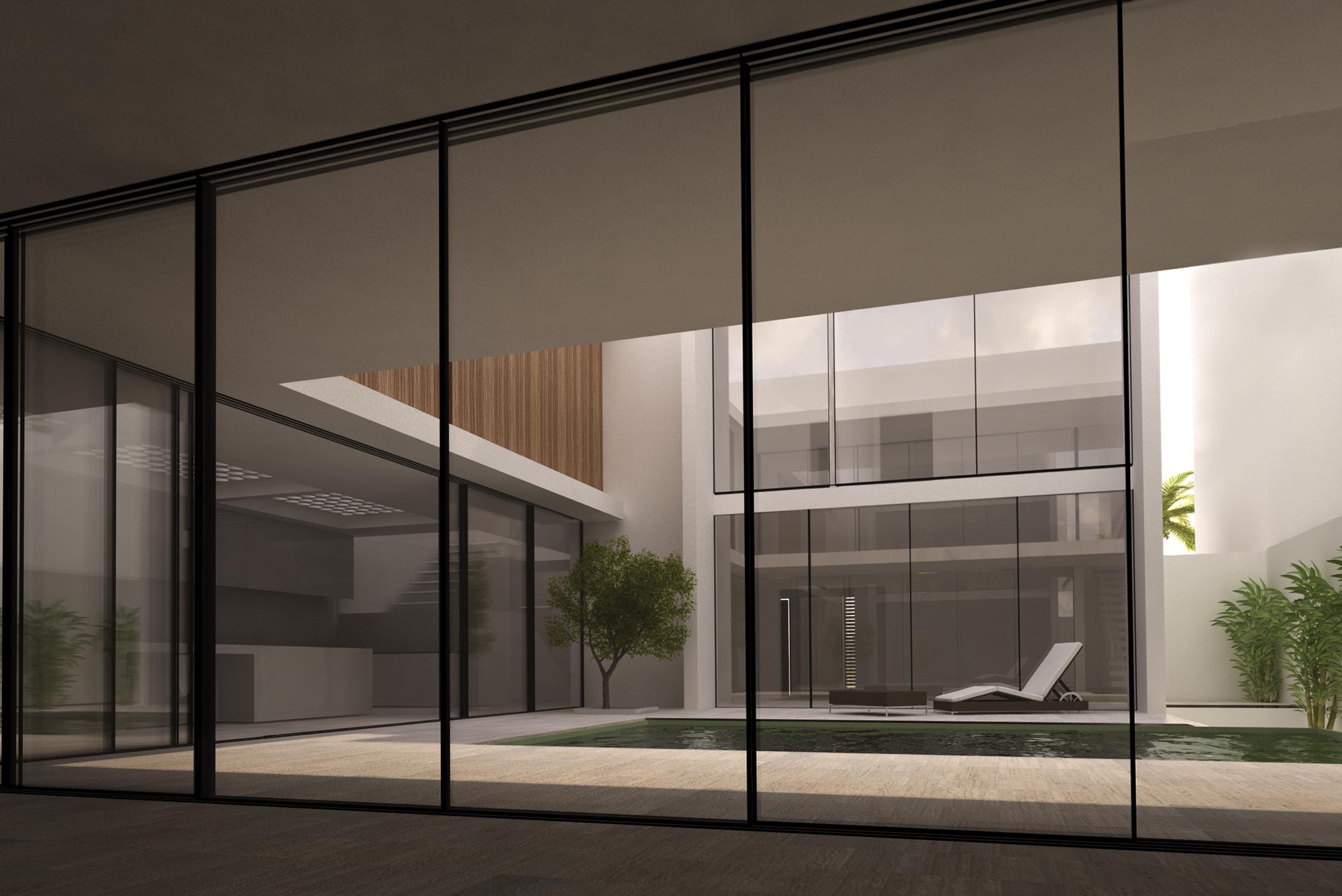 Jeddah Townhouses Inner Courtyard