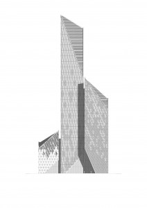 Vision Capital Tower Elevation Front
