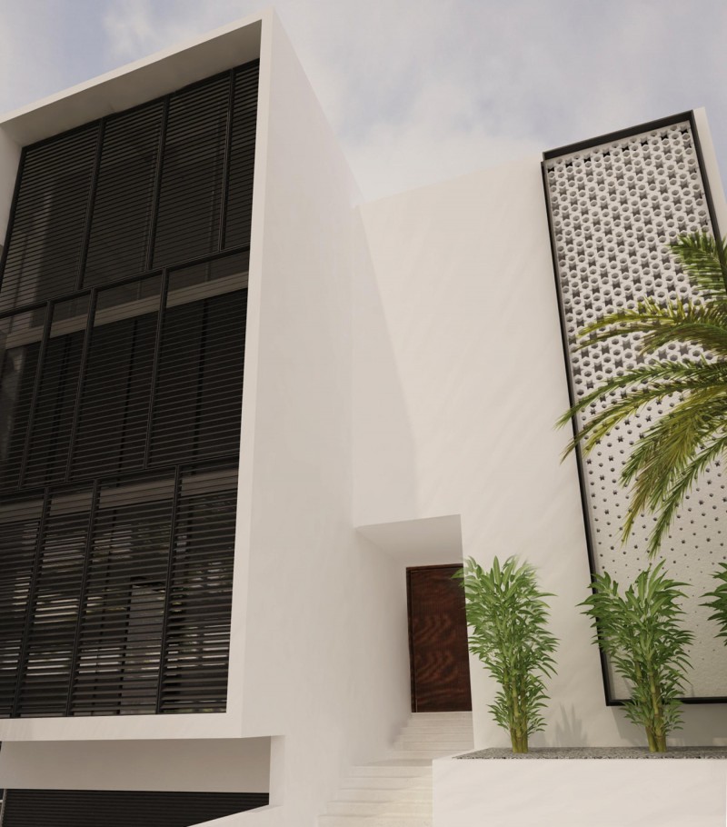 Jeddah Townhouses Front Entry